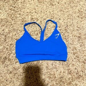 Gymshark Y back sports bra, Royal Blue, Size XS